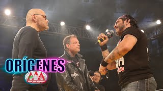 LOCURA con KONNAN VAMPIRO y CIBER  ORÍGENES  Lucha Libre AAA [upl. by Elletnahs]