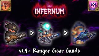 Calamity Infernum Mode Ranger Gear Progression Guide Terraria v144 [upl. by Ladnyc]