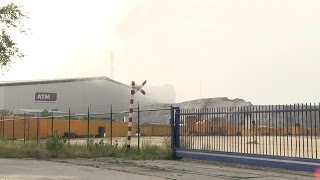 Brand bij afvalverwerkingsbedrijf ATM in Moerdijk [upl. by Valry]