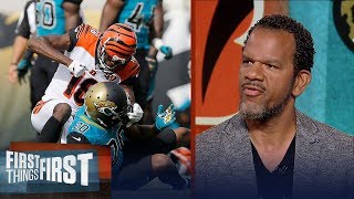 AJ Green fights with Jalen Ramsey during Week 9  Andre Reed weighs in  FIRST THINGS FIRST [upl. by Bruning]