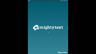 MightyText Tablet App Functionality [upl. by Ahgem]