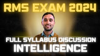 RMS EXAM 2024 FULL SYLLABUS DISCUSSION INTELLIGENCE rms rmsclass9 rms2024 2024 [upl. by Able]