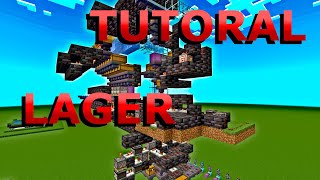 TUTORIAL ZUM BESTEN LAGER in Minecraft Bedrock [upl. by Mota]