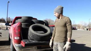 How to Gather Tires to Build an Earthship [upl. by Nemad]