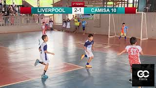 LIVERPOOL 3x1 CAMISA 10  AMISTOSO INTERMUNICIPAL DE FUTSAL SUB11 2024 [upl. by Gosney]