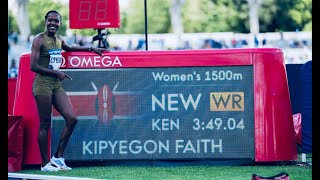 NEW WORLD RECORD  Women’s 1500m Final Diamond League [upl. by Largent]