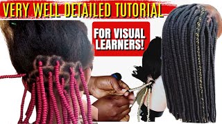 Another Easy Way To Do Coboko CorkScrews Twist Hairstyle  DETAILED [upl. by Simpson]