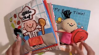 💸toy asmr💸 25 minutes Fabric book📚ASMR 헝겊책 [upl. by Yrelle]