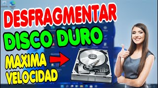 DESFRAGMENTAR DISCO DURO ACELERA WINDOWS 10 Y 11  Máxima Velocidad 2022 [upl. by Anivad540]