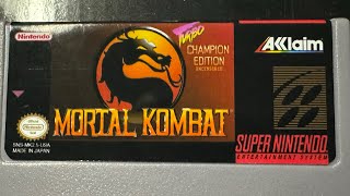 UNCENSORED Mortal Kombat Turbo Champion Edition for SNES [upl. by Naimaj]