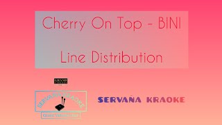 Cherry on Top  BINI Line Distribution [upl. by Erek]