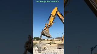 Wrecking Ball demolition facts ytstudioes reels ytstudieo shortfeed factshorts trending [upl. by Haldeman140]