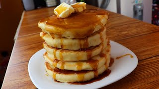 Cómo hacer HOTCAKES súper esponjosos receta deliciosa [upl. by O'Conner]