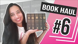 BOOK HAUL • As Crônicas de Gelo e Fogo  George RR Martin  Karina Nascimento  Paraíso dos Livros [upl. by Enileoj]