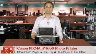 Canon PIXMA iP4600 Photo Printer  JRcom [upl. by Holladay67]