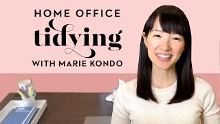 How To Tidy A Home Office With Marie Kondo [upl. by Thilda827]