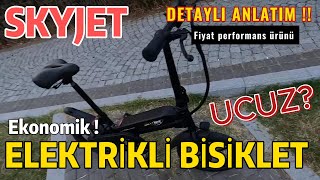 MARKETLERDE SATIŞI OLAN  YER KAPLAMAYAN  SKYJET ELEKTRİKLİ BİSİKLET [upl. by Vere]