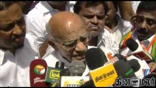 congress fighting in sathyamoorthy bhavanarrested for vadivelu  DINAMALAR [upl. by Aruasor]