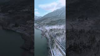 Mountains snow drone worldtravelling places world snow [upl. by Sutton]