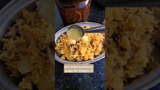 Mushroom Rice for strong bones youtubeshorts health mushroomrice vitaminddeficiency [upl. by Aneela]