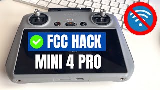 DJI Mini 4 Pro FCC Mode  DJI RC2 UNLOCKING with THIS FCC HACK 2024 [upl. by Assirahc]