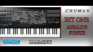 CRUMAR BIT ONE ANALOG SYNTH [upl. by Tugman650]