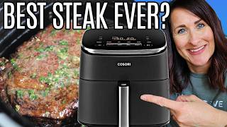 The BEST Way to COOK STEAK  In the Air Fryer [upl. by Annaed322]