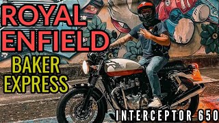 ROYAL ENFIELD INTERCEPTOR 650  BAKER EXPRESS [upl. by Akinnor209]