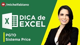 Função PGTO Juros Compostos e Sistema Price ou SAF no EXCEL [upl. by Ruben]