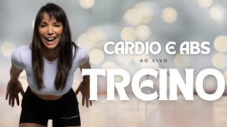 🔴Treino Cardio e seca barriga em casa  ao vivo Carol Borba [upl. by Geordie940]