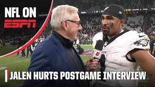 Jalen Hurts says Eagles have ‘a lot to learn’ from tape after Eagles’ win vs Packers  NFL on ESPN [upl. by Artied]