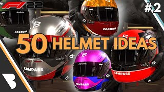 F1 22  50 HELMET IDEAS  2 [upl. by Neilson]