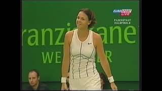 2005 Filderstadt Semifinal Davenport vs Hantuchova [upl. by Rothberg]