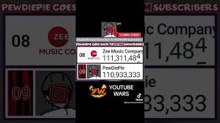 Youtubers wars part 9 PewDiePie vs tseries [upl. by Malorie939]