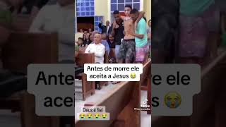 Esse jovem antes de morrer aceitou Jesus jesus salvação paz paz cristo israel batismo [upl. by Safir738]