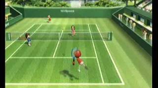 Wii Sport Tennis PRO levelflv [upl. by Linoel]