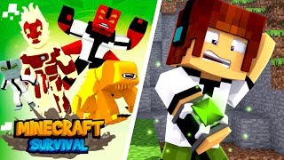 Minecraft Survival 04  AUTHENTIC VIROU O BEN 10 [upl. by Ibrahim]