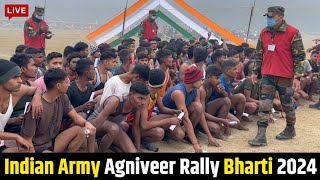 Indian Army Agniveer Rally Bharti 2024  Army Bharti 2024  Agniveer Army Physical Test 2024 [upl. by Ignacio]