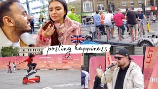 👟 30000 Steps in London  Indian Couple in UK  Life in England  VLOG 66 [upl. by Eldnek]