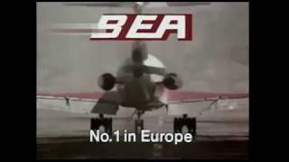 1971 British European Airways quotTrident Threequot Commercial [upl. by Arahahs965]