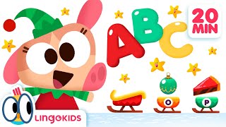 ABC SLEIGH SONG 🛷🎶  More Songs for Kids  Lingokids [upl. by Nilre666]