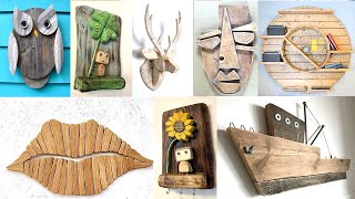 Scrap Wood Wall Art Ideas [upl. by Petrine]