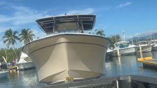 Grady White launching and a relaxing short trip around Cardona Island⚓️🏁🇵🇷💪 [upl. by Niknar]