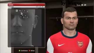 JACK WILSHERE PES 2014 ARSENAL FC by Wingen [upl. by Atirhs]