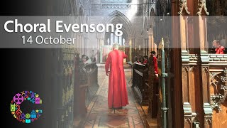 Choral Evensong  Thursday 14 October  Chester Cathedral [upl. by Akcirederf]