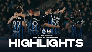 CLUB BRUGGE  KAS EUPEN  HIGHLIGHTS  20232024 [upl. by Dnomde57]