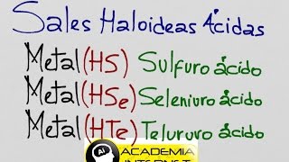 Sales Haloideas Ácidas [upl. by Aerdua]