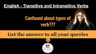 Transitive and Intransitive Verbs  English Grammar Easiest explanation [upl. by Eednak490]