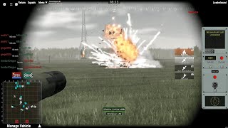 What My Gunners Probably See When I Drive  Multicrew Tank Combat 4 31 ROBLOX [upl. by Haletky493]