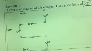 72  Scale Diagrams and Reductions  2  Grade 9 Math [upl. by Oakleil903]